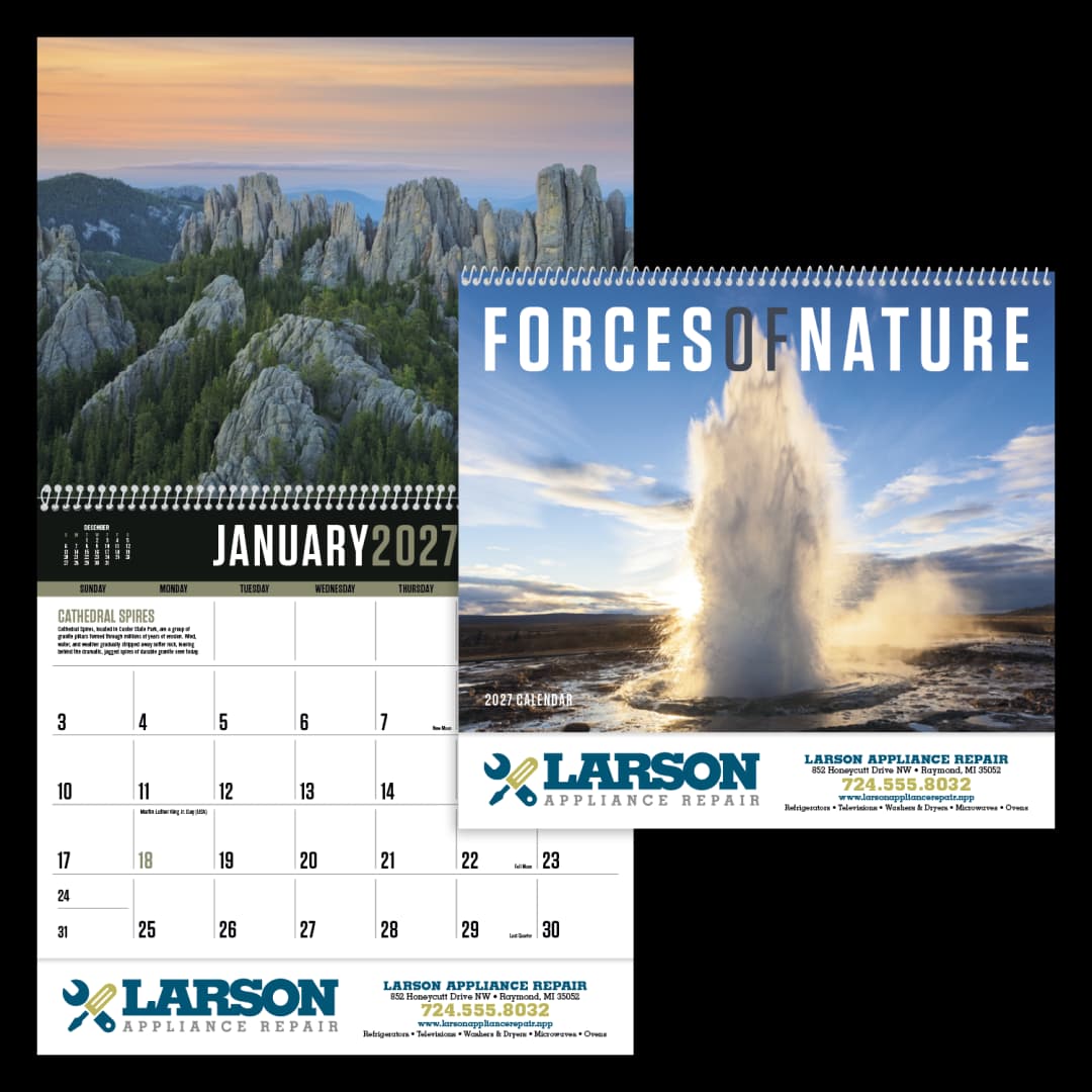 Forces of Nature Calendar