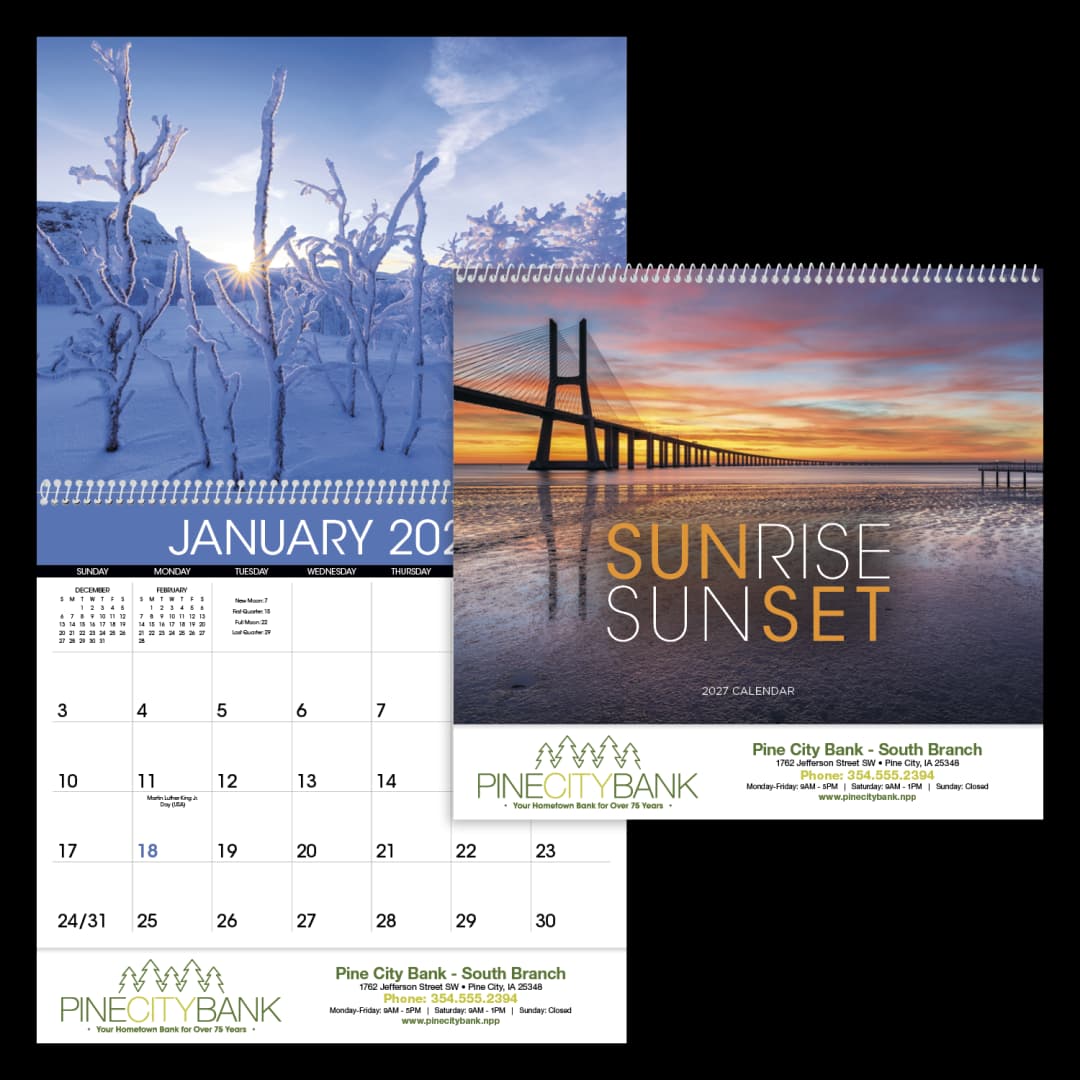Sunrise Sunset Calendar