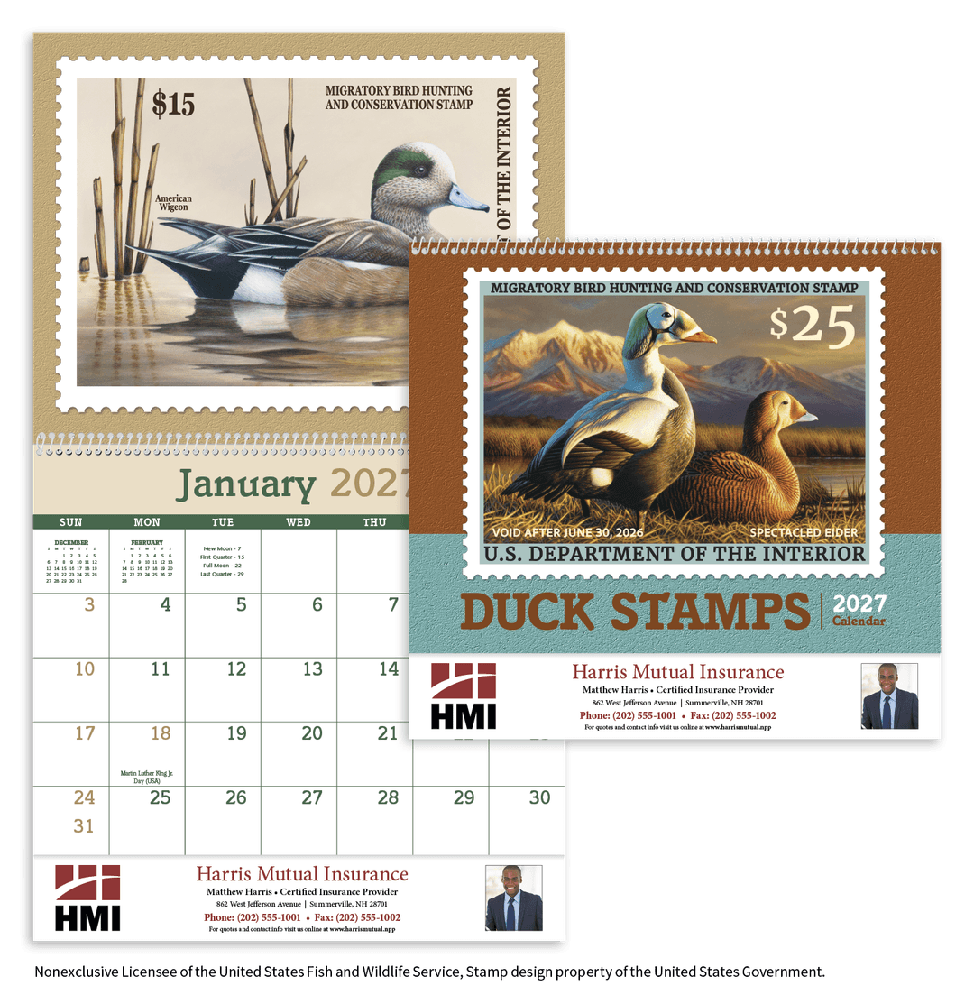 Duck Stamps Calendar