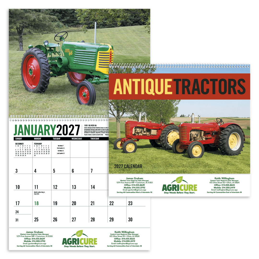Antique Tractors Calendar