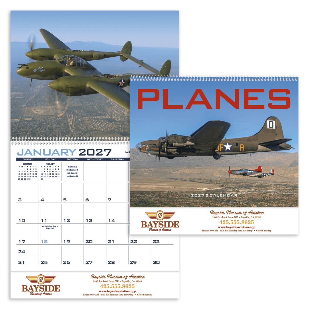 Planes Calendar