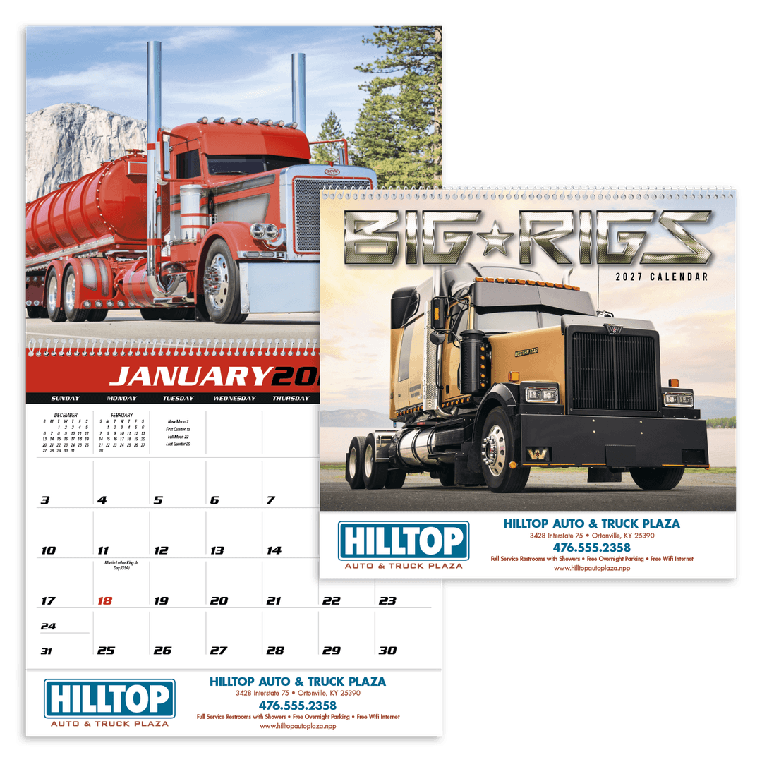 Big Rigs Calendar