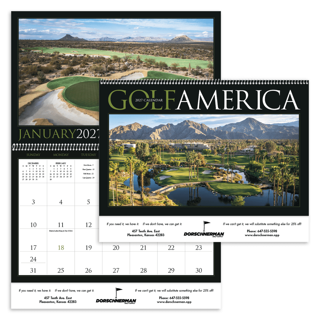 Golf America Calendar