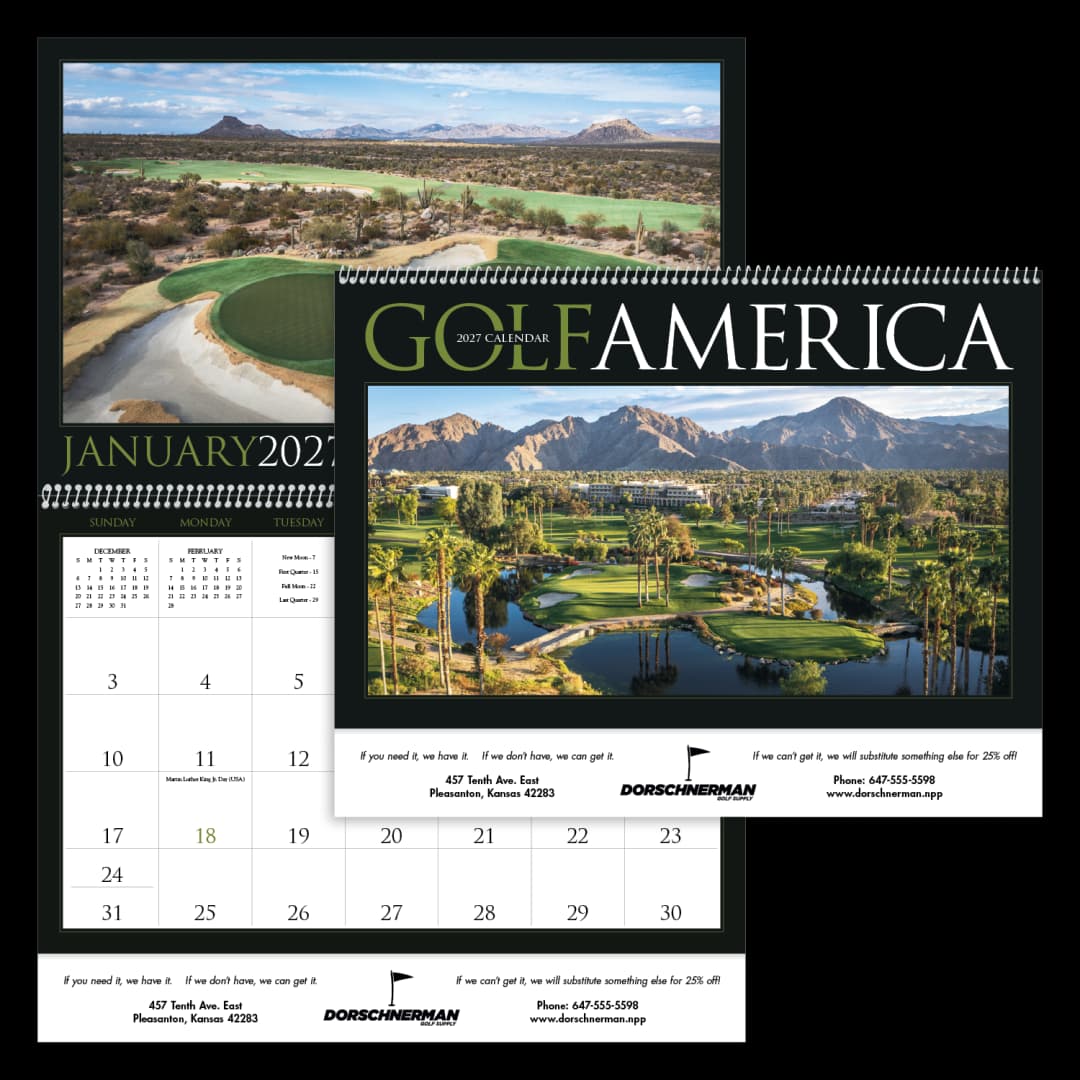 Golf America Calendar