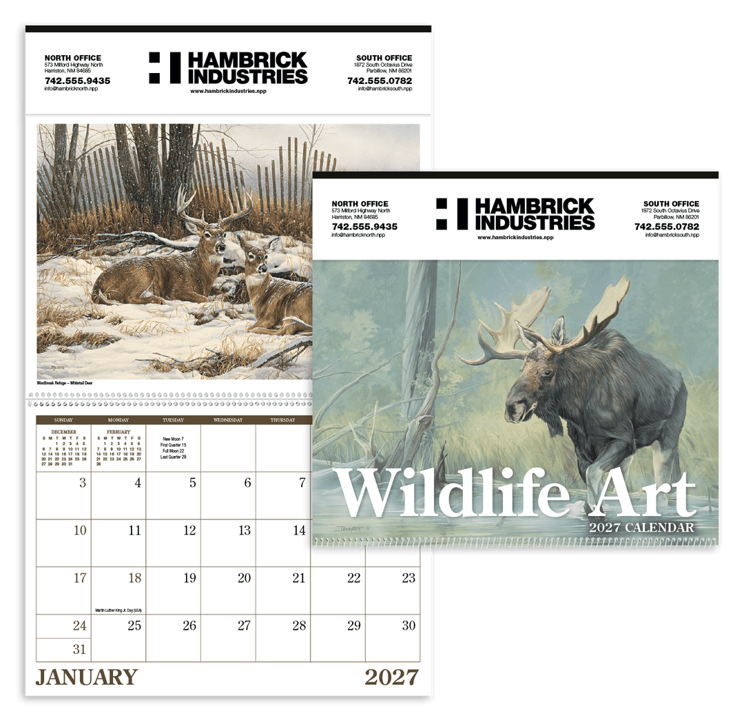 Wildlife Art Calendar