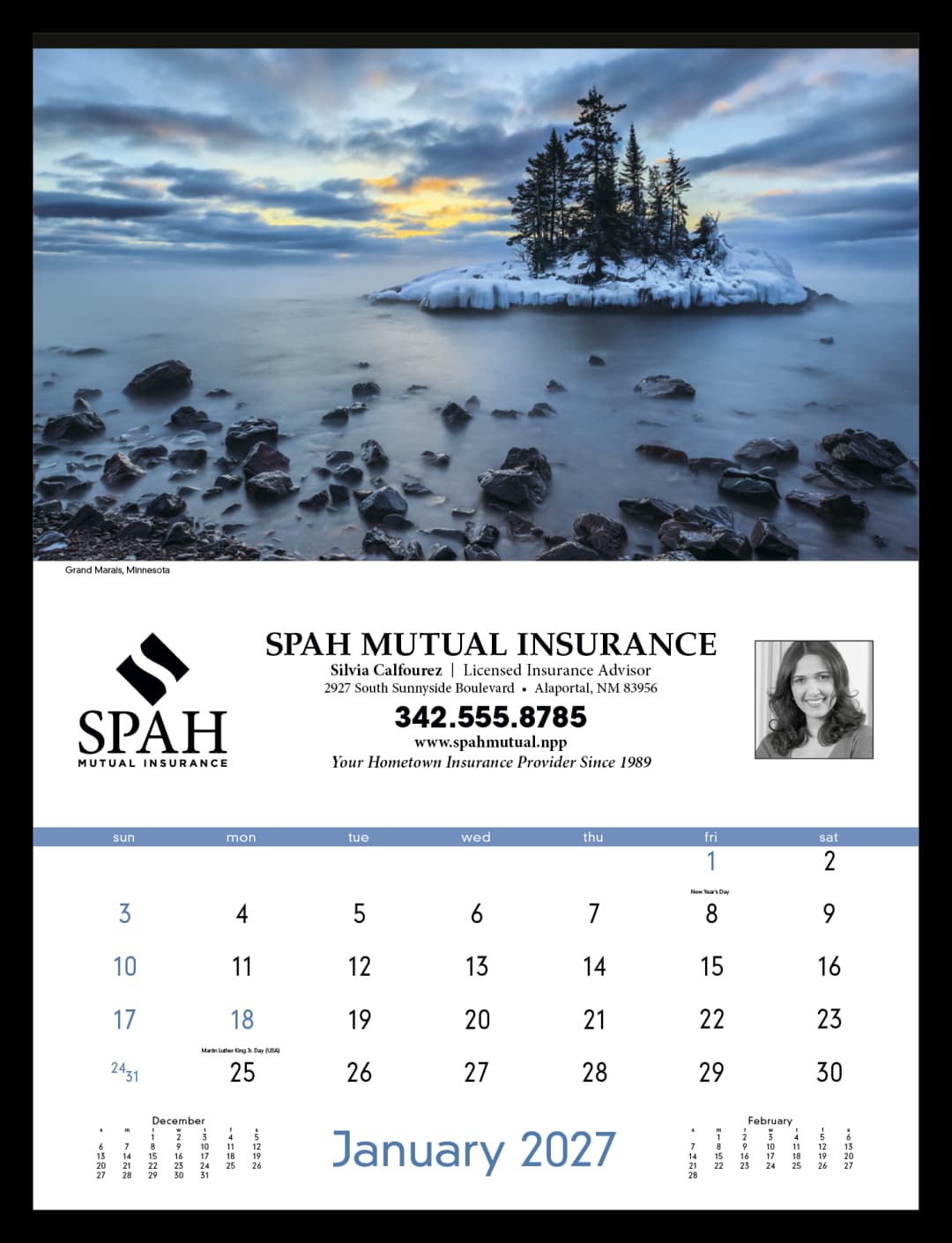 America's Charm Calendar