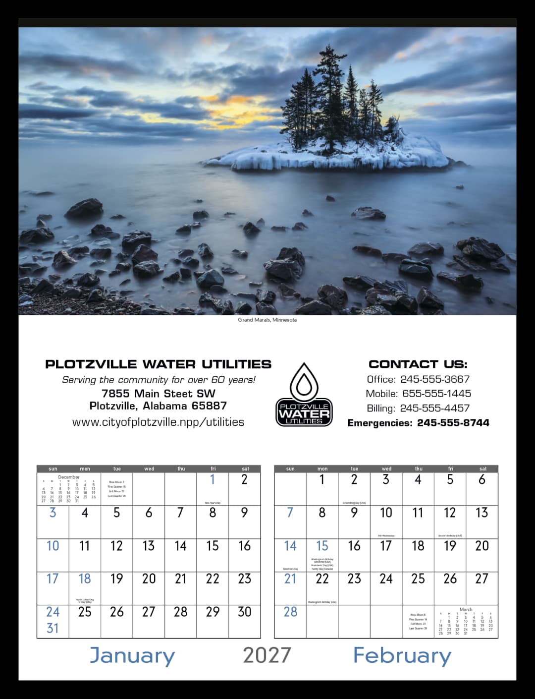 Scenes of America Calendar