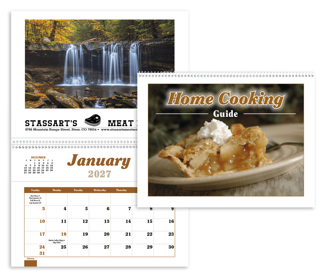 Home Cooking Guide Pocket Calendar