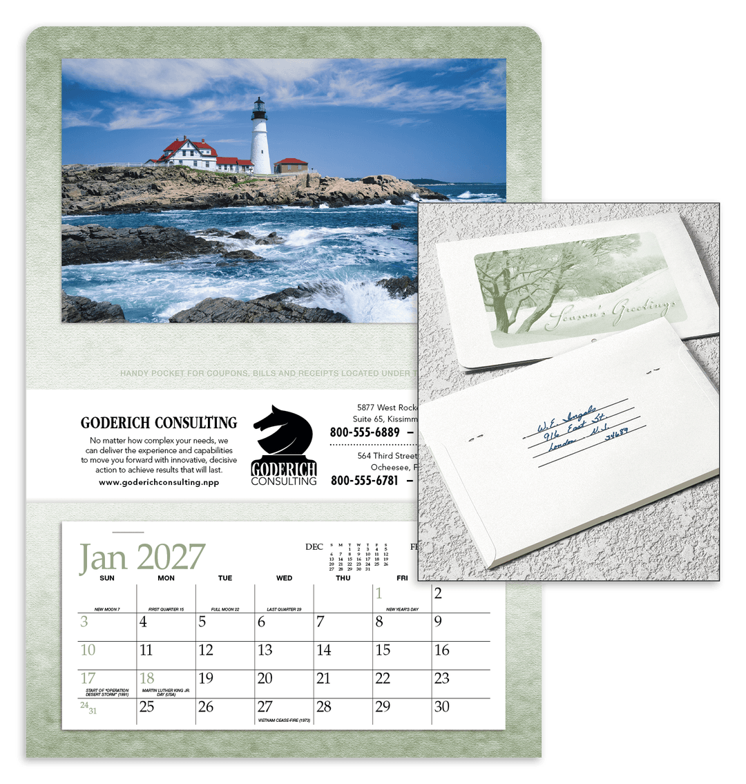 Single Pocket Calendar