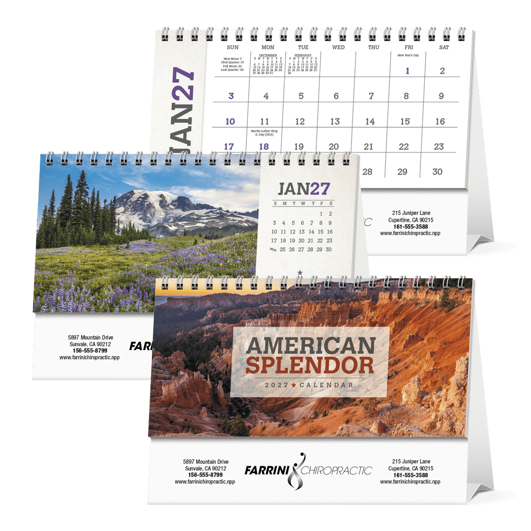 American Splendor Desk Calendar
