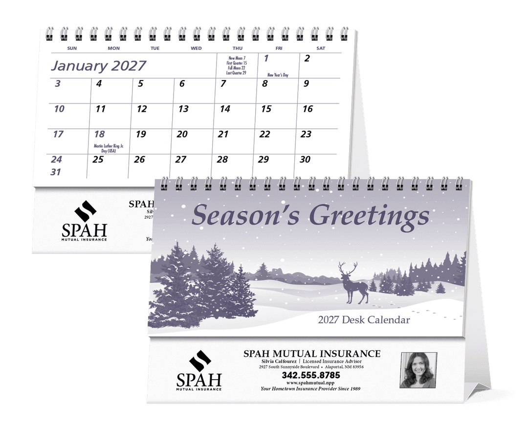Econo Desk Calendar