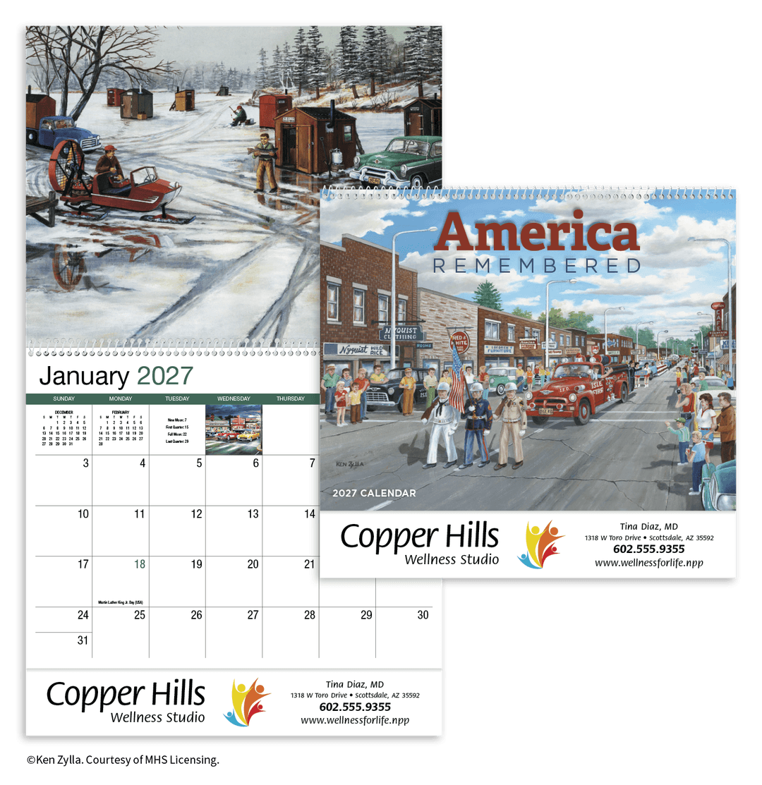 America Remembered Appointment Calendar - Spiral