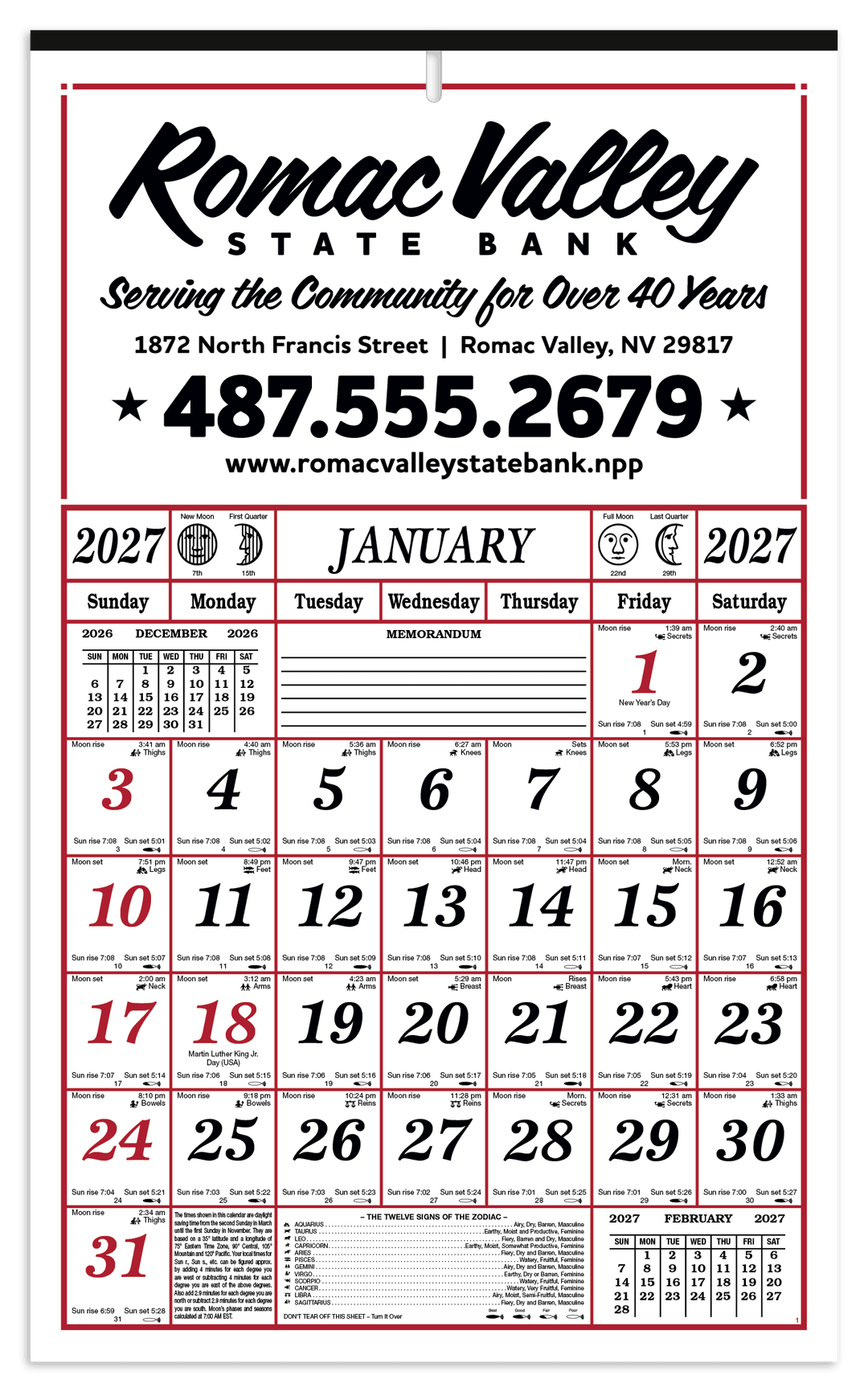 7-Sheet Almanac