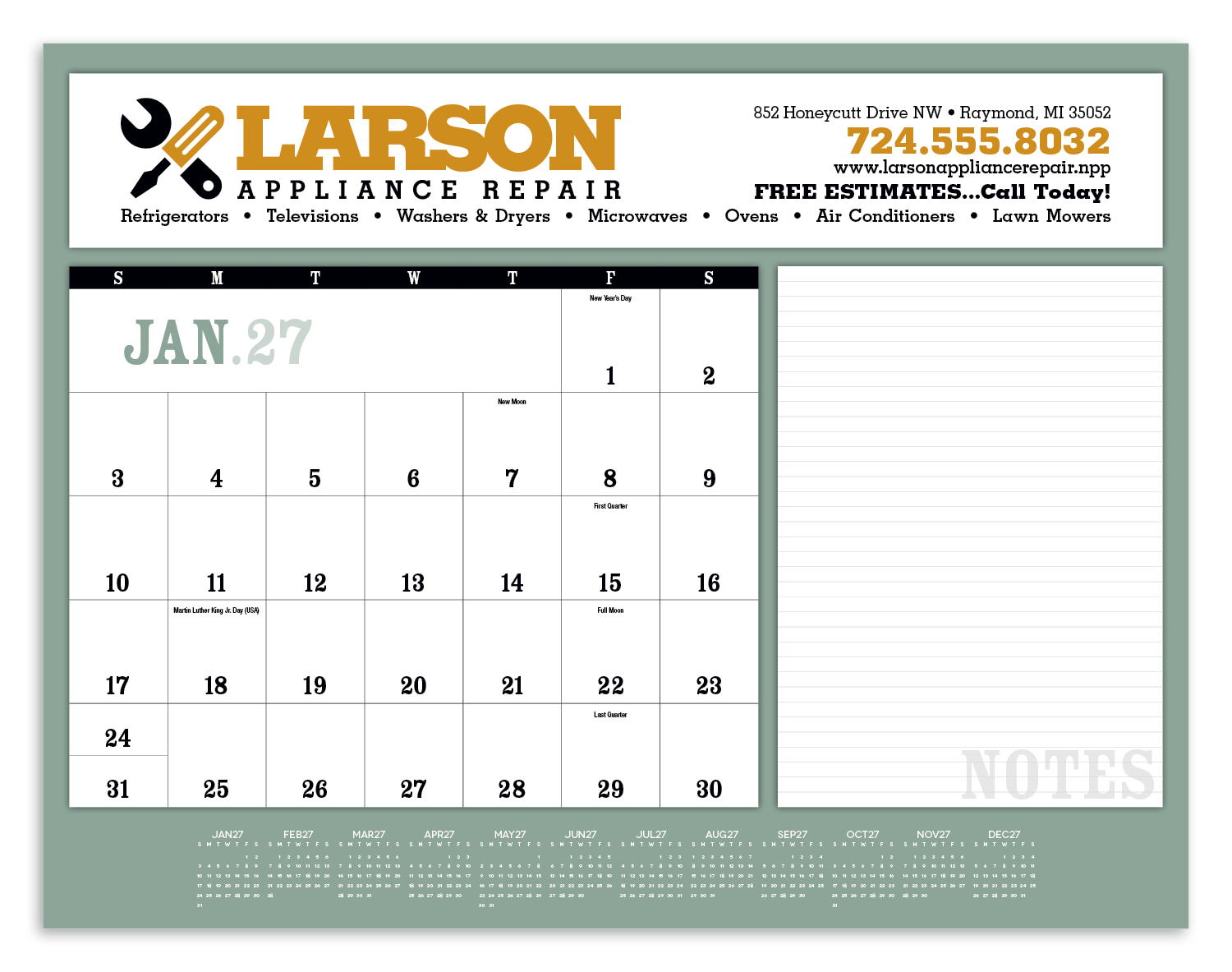 Notes Desk Pad