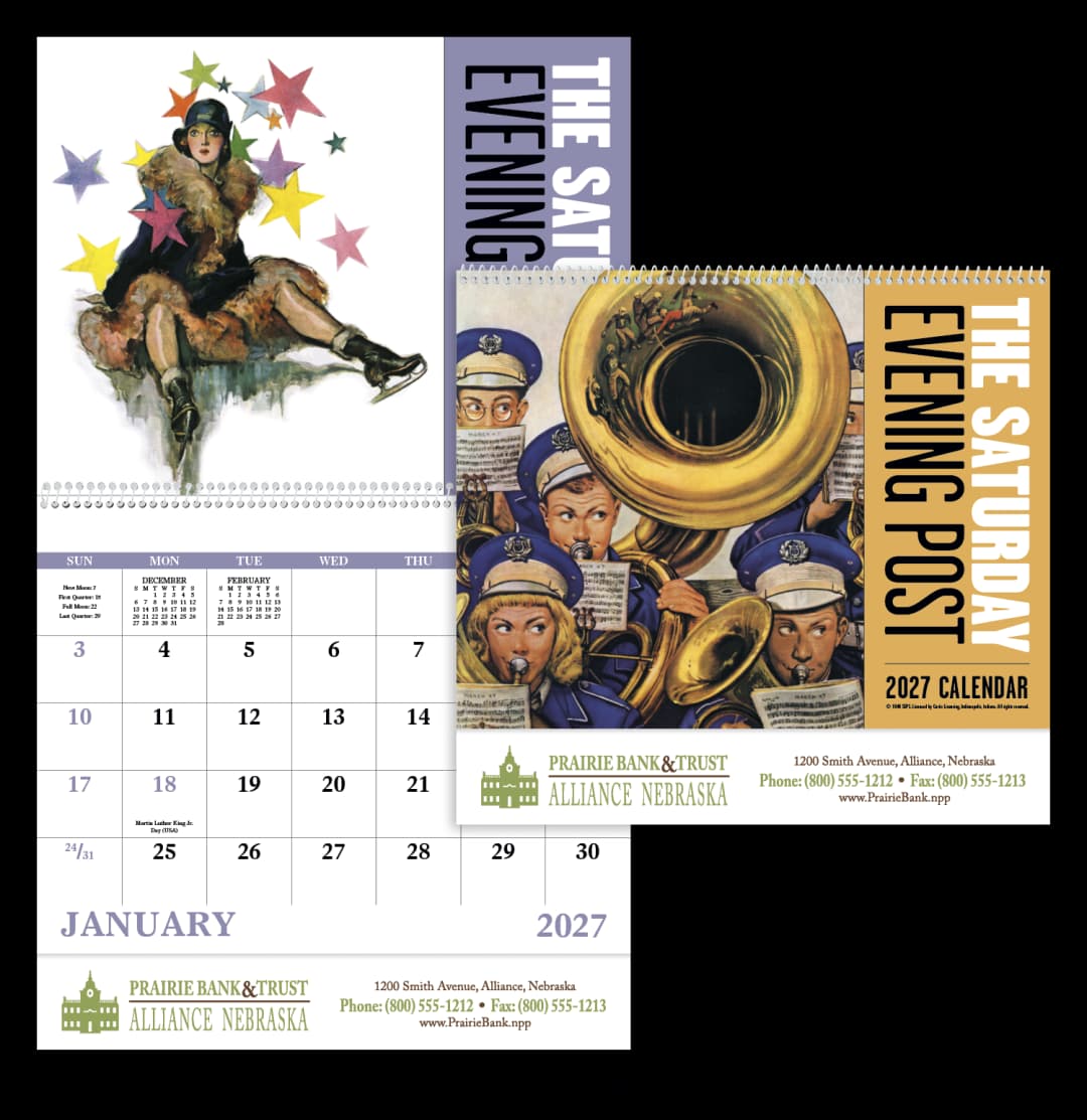 The Saturday Evening Post - Spiral Calendar