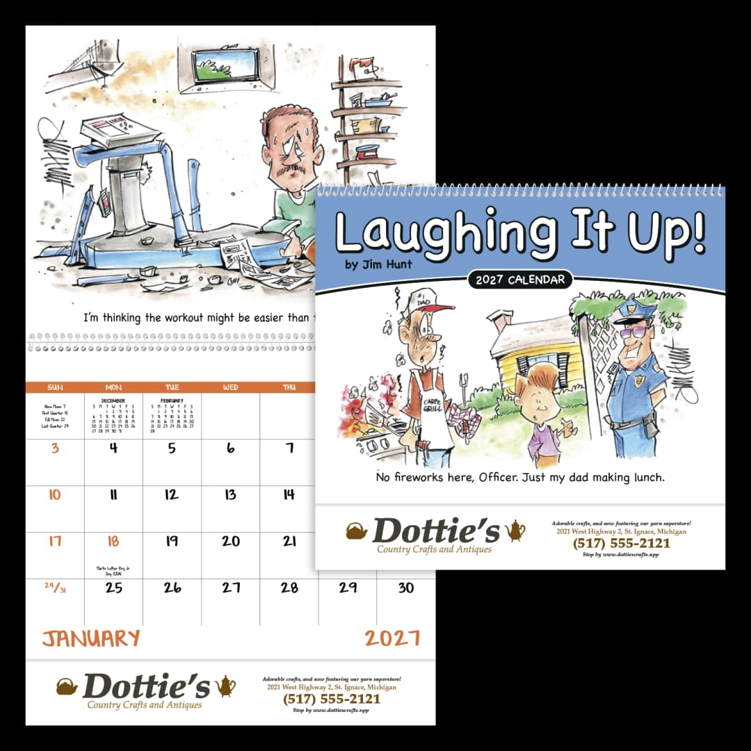 Laughing It Up! - Spiral Calendar