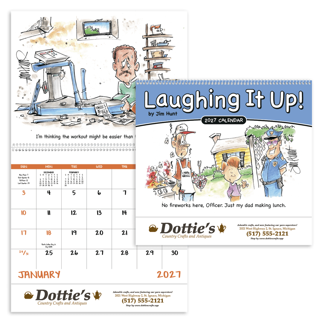 Laughing It Up! - Spiral Calendar