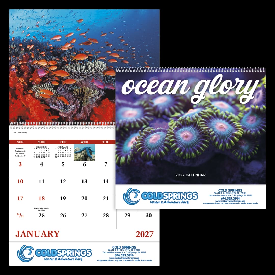 Ocean Glory - Spiral Calendar
