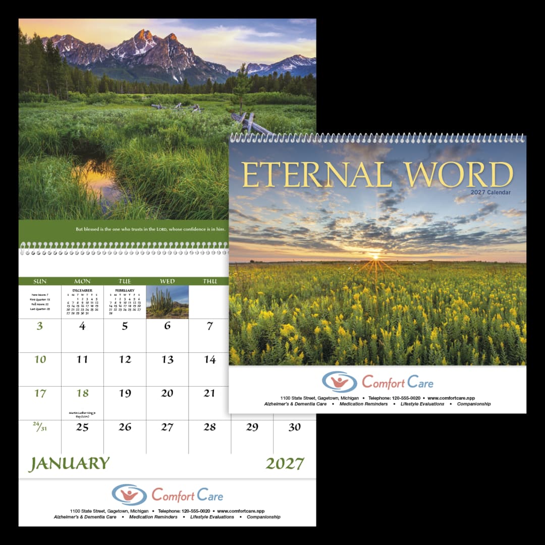 Eternal Word w Pre-Planning Sheet - Spiral Calendar