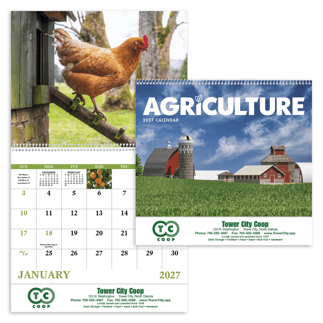 Agriculture - Spiral Calendar