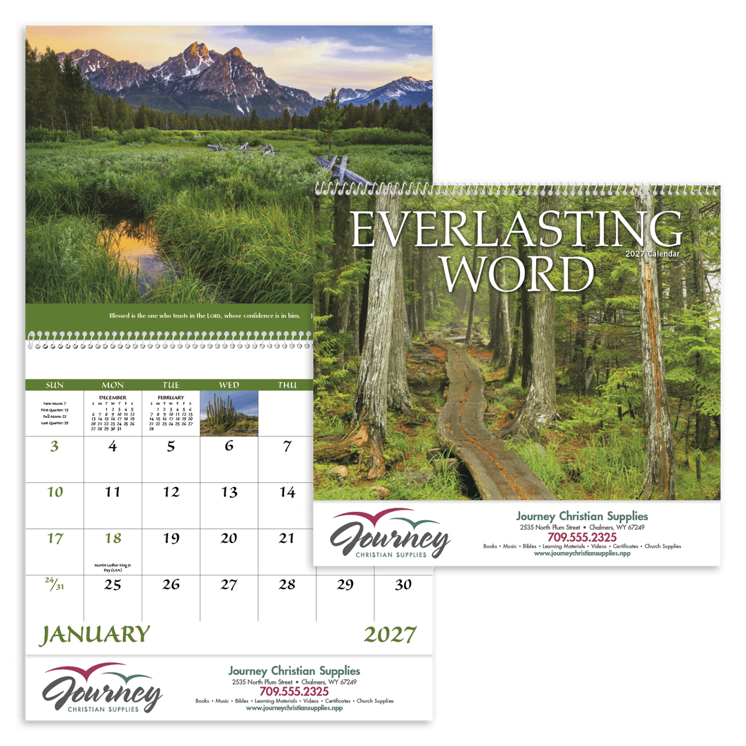 Everlasting Word without Funeral Planner - Spiral