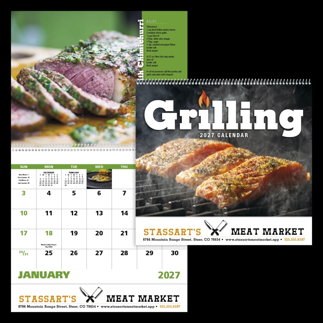 Grilling - Spiral Calendar