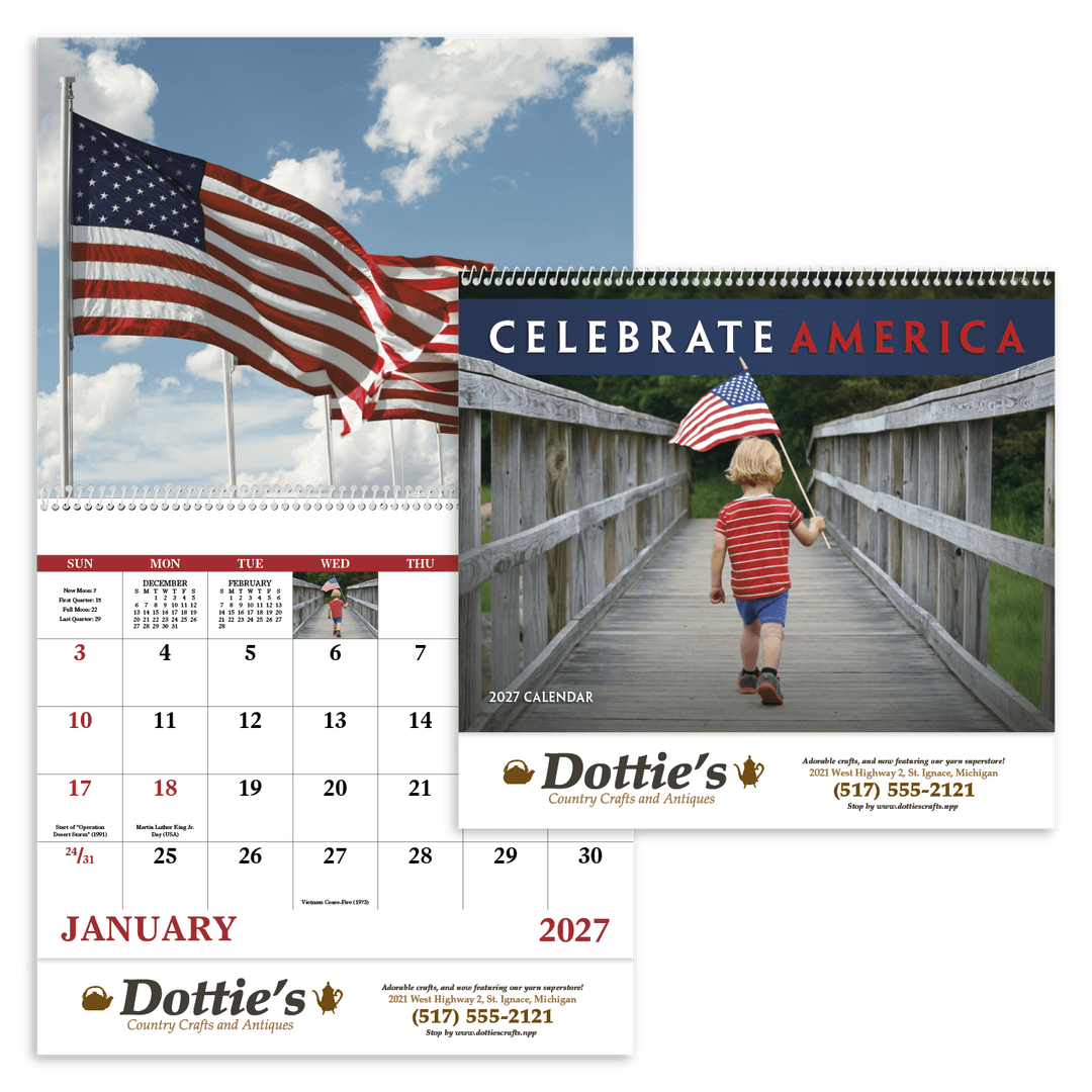Celebrate America - Spiral Calendar