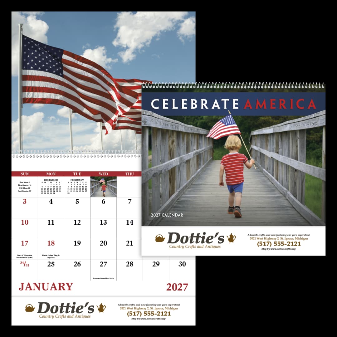 Celebrate America - Spiral Calendar
