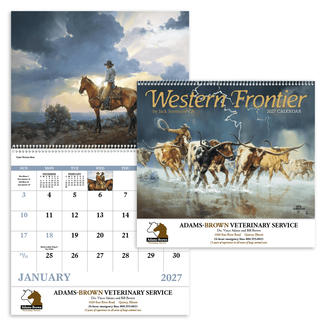 Western Frontier - Spiral Calendar