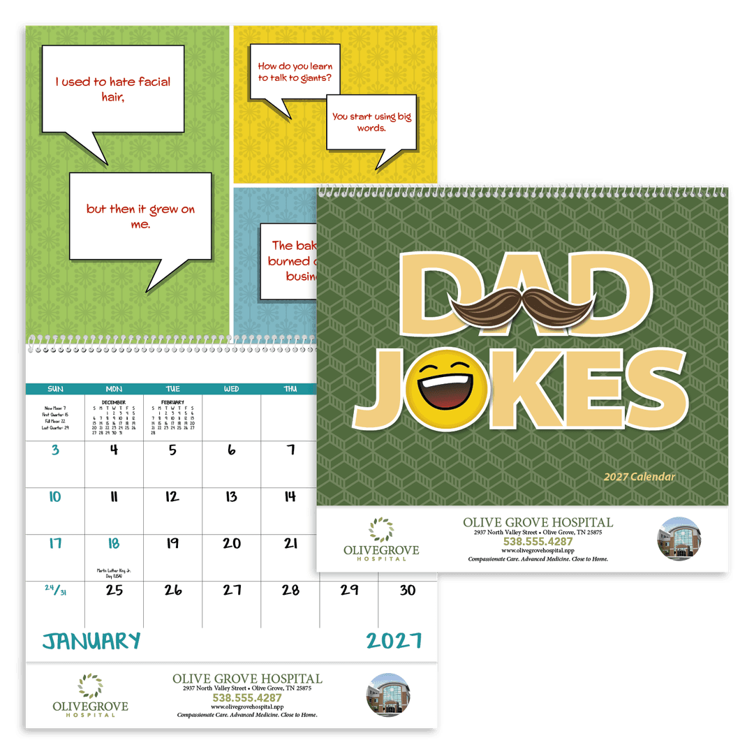 Dad Jokes - Spiral Calendar