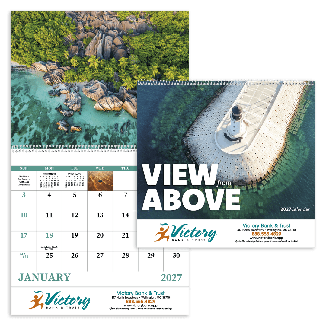 View from Above - Spiral Calendar