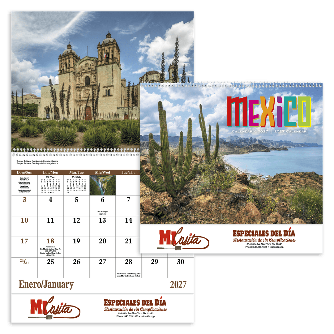 Mexico - Spiral Calendar