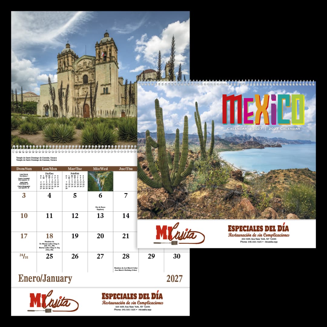 Mexico - Spiral Calendar