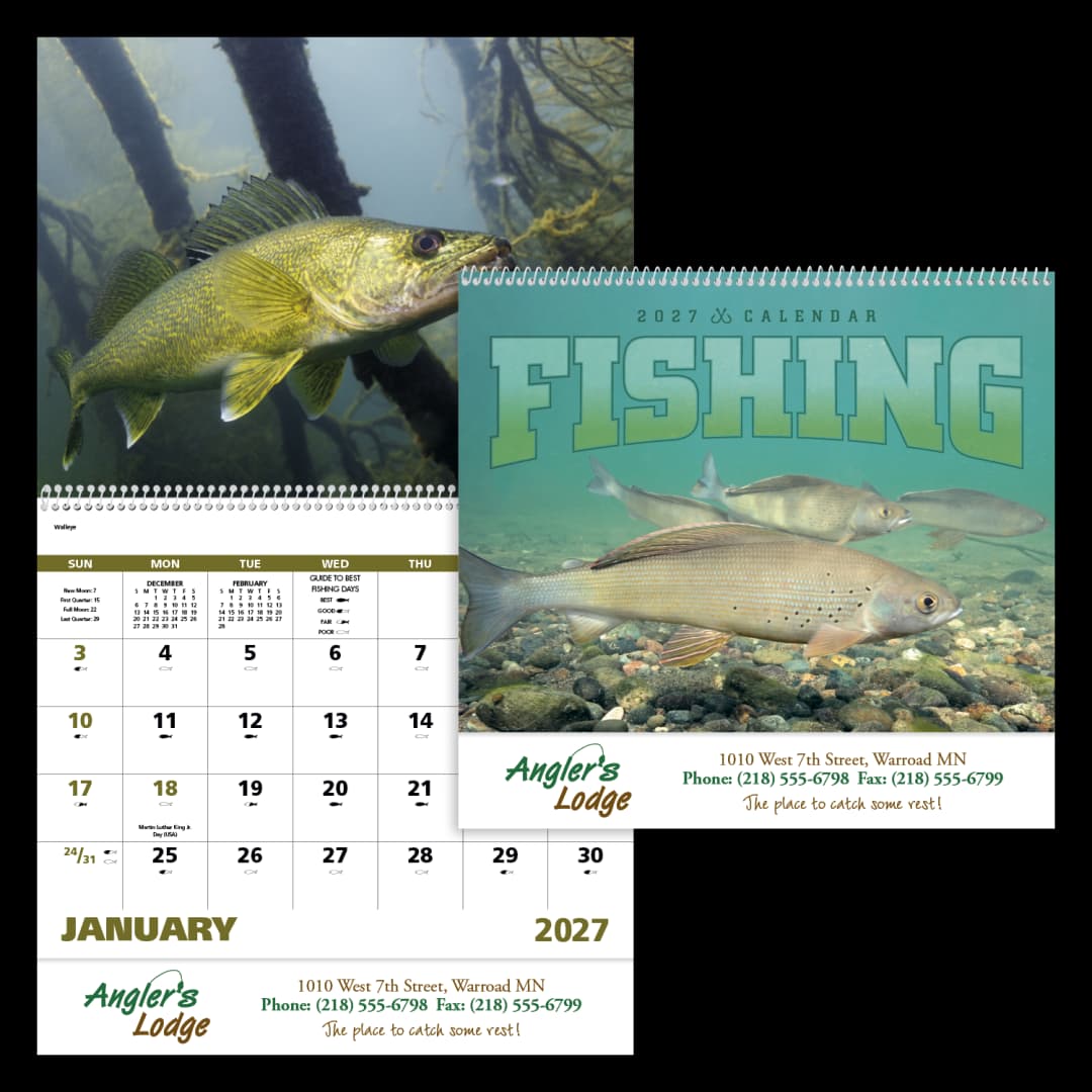 Fishing - Spiral Calendar