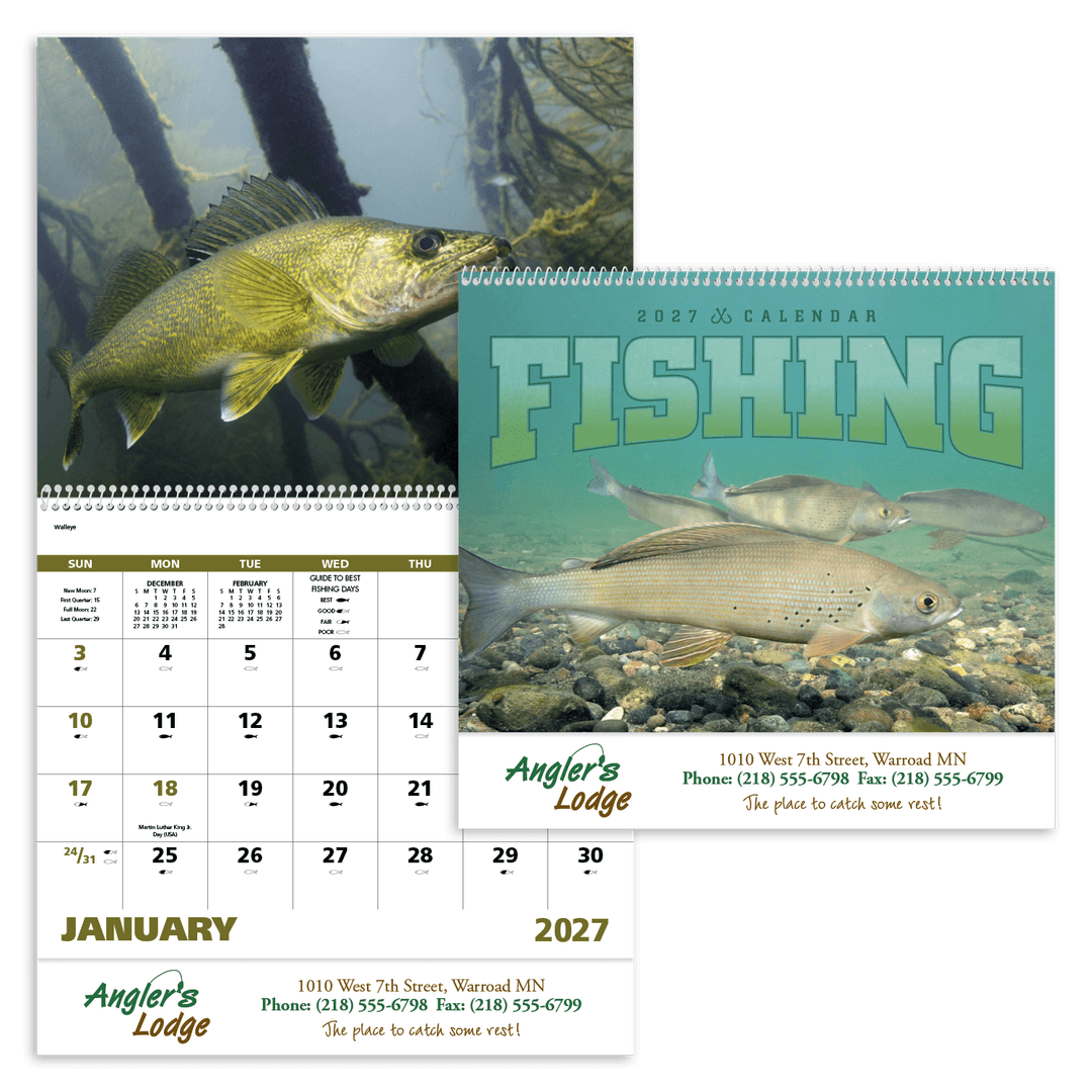 Fishing - Spiral Calendar