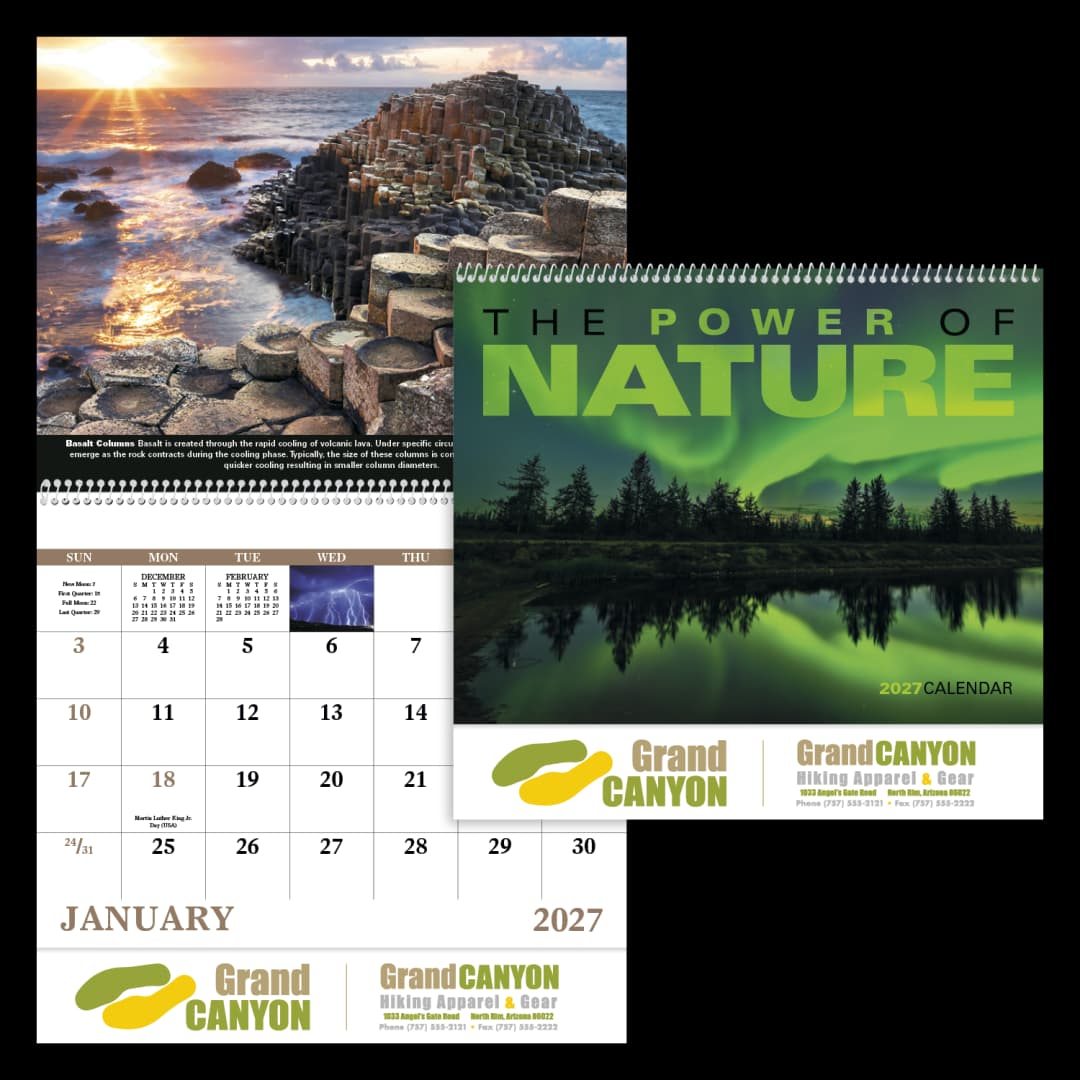 The Power of Nature - Spiral Calendar