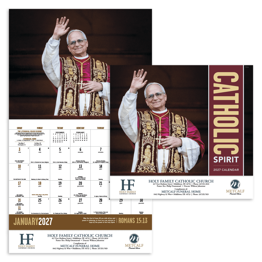 Catholic Spirit - Stapled Calendar