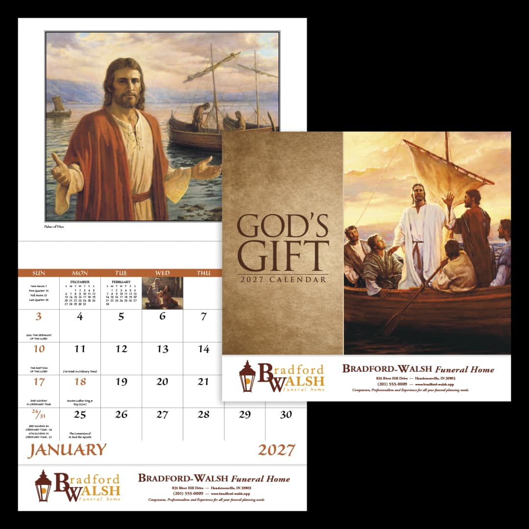 God's Gift - Stapled Calendar