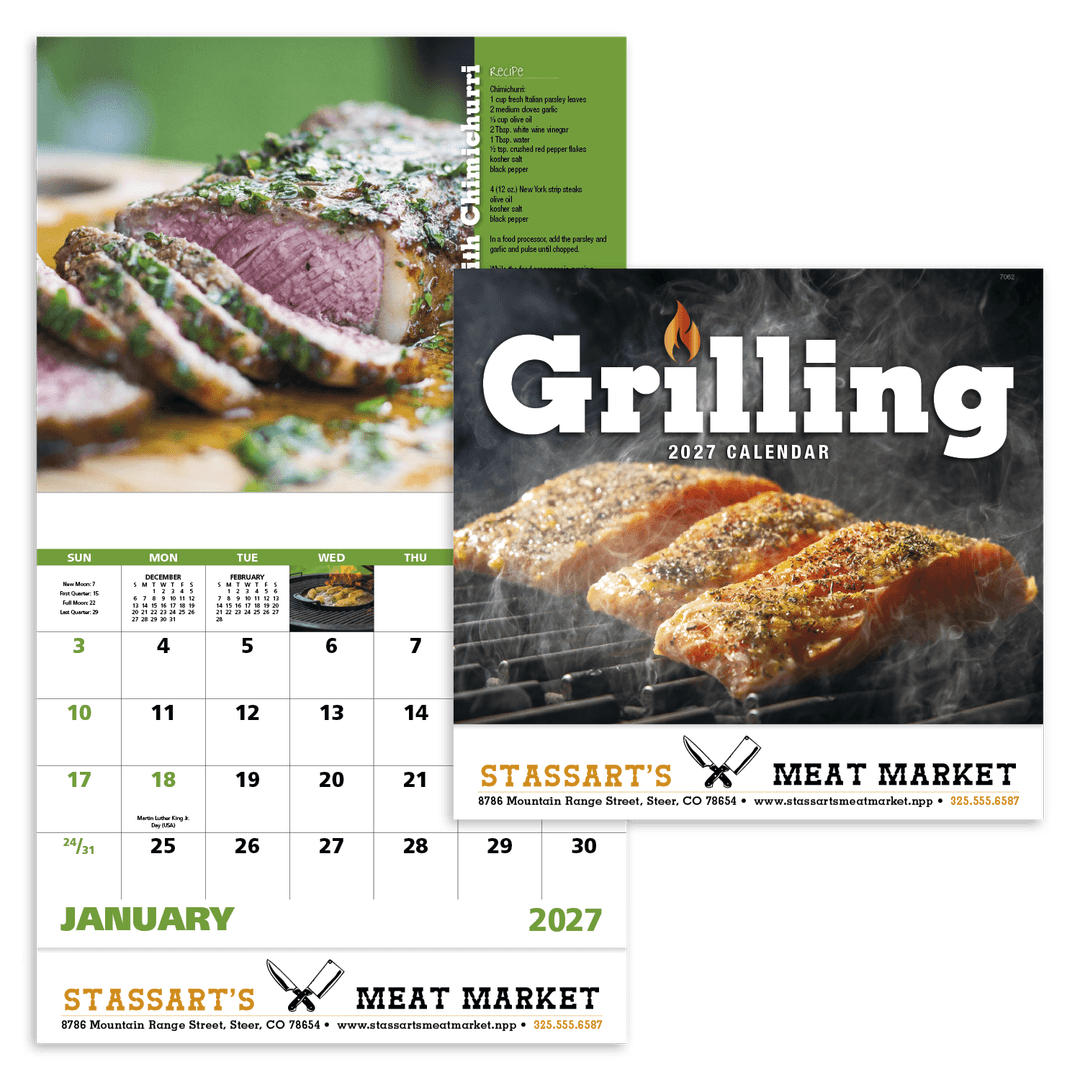 Grilling - Stapled Calendar