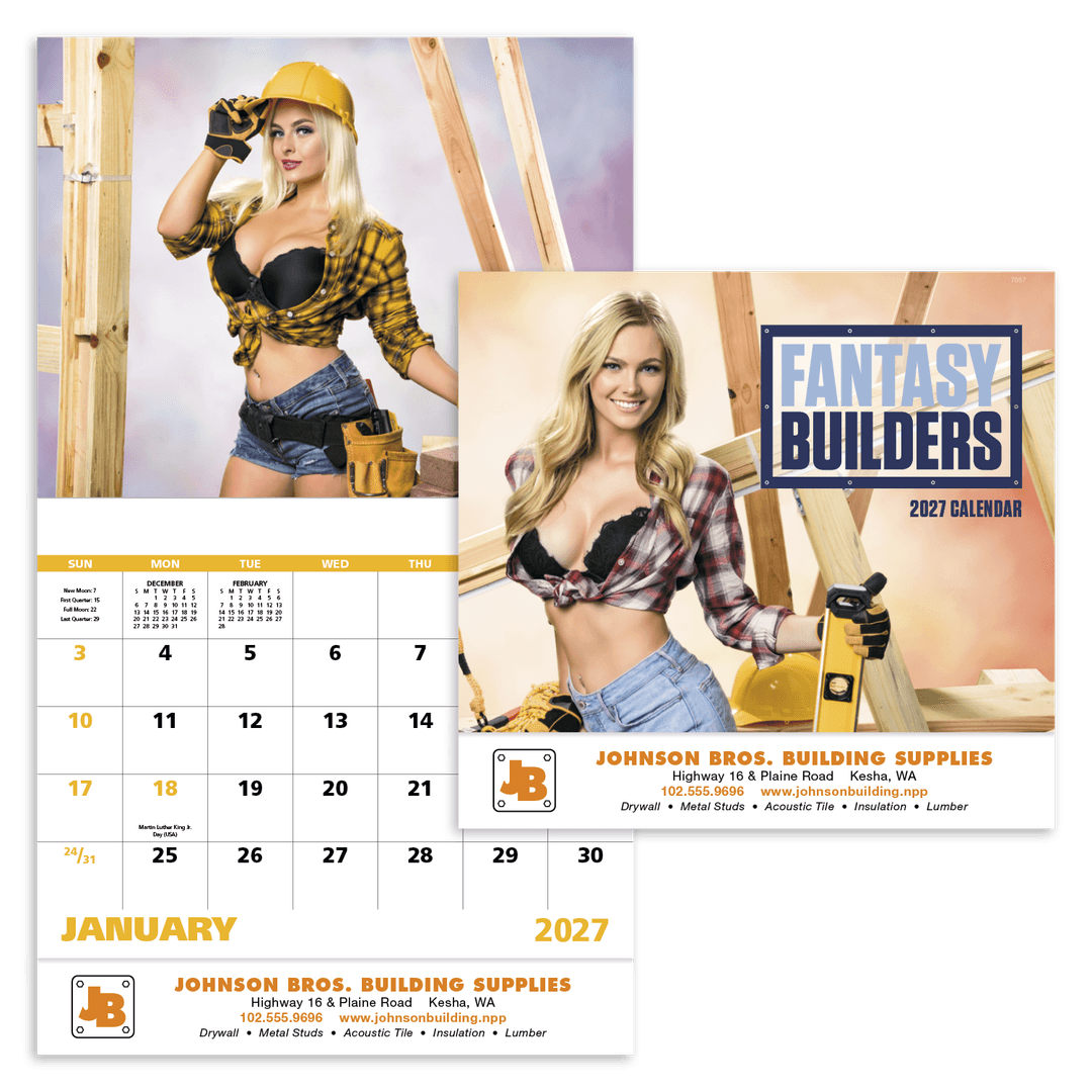 Fantasy Builders - Stapled Calendar