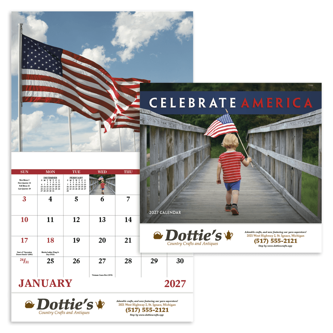 Celebrate America - Stapled Calendar