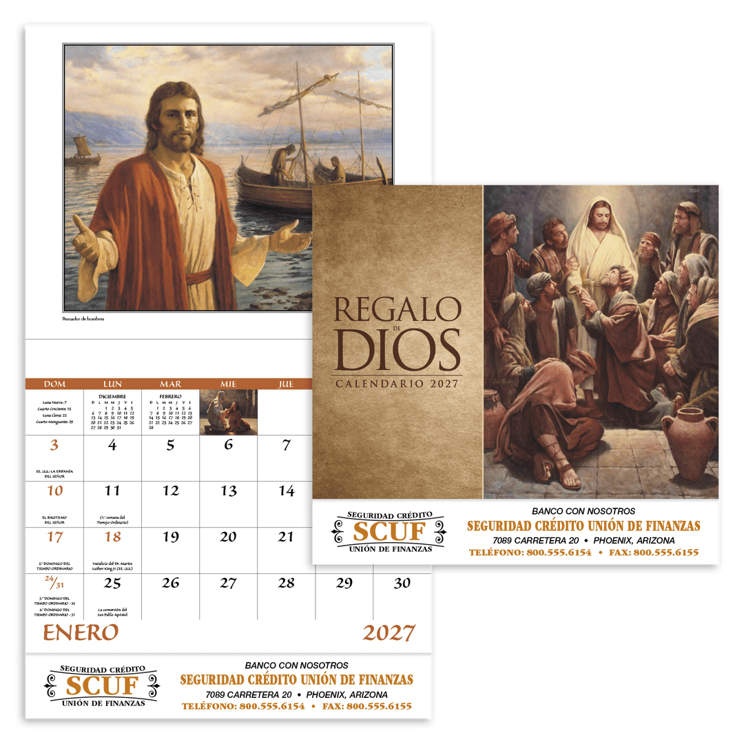 Regalo de Dios - Stapled Calendar
