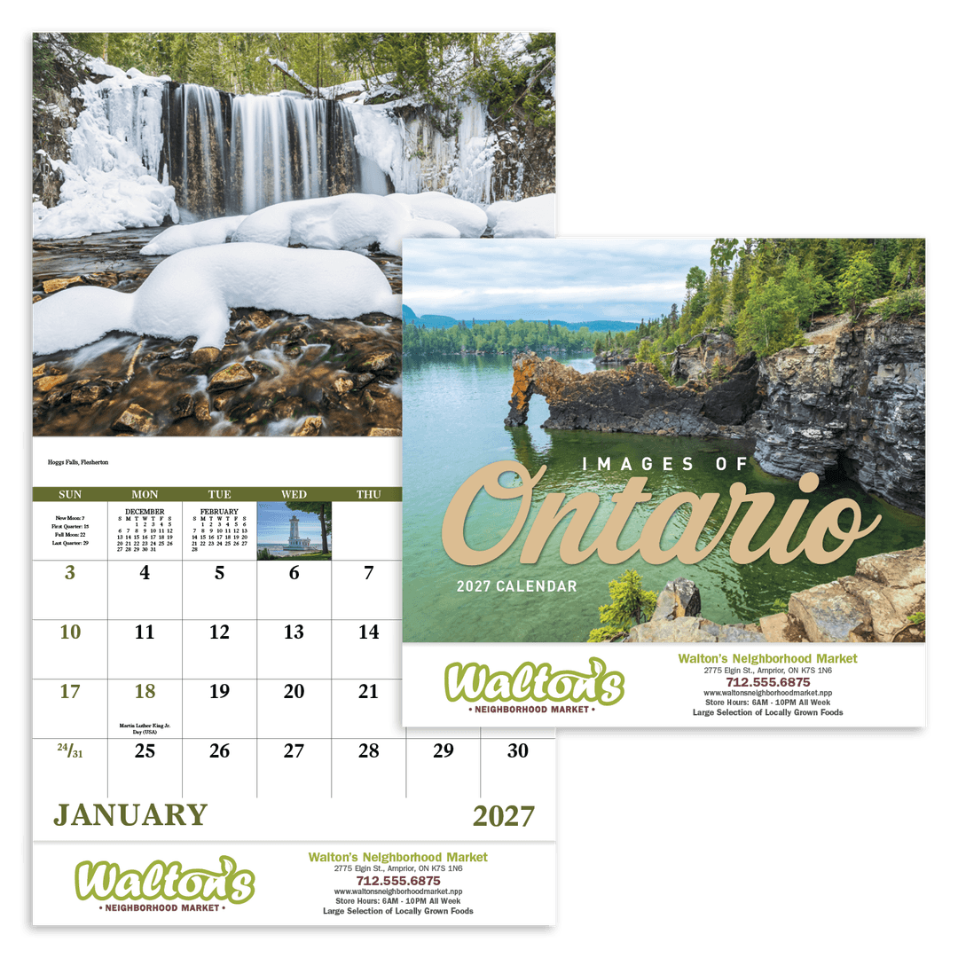 Images of Ontario - Stapled Calendar