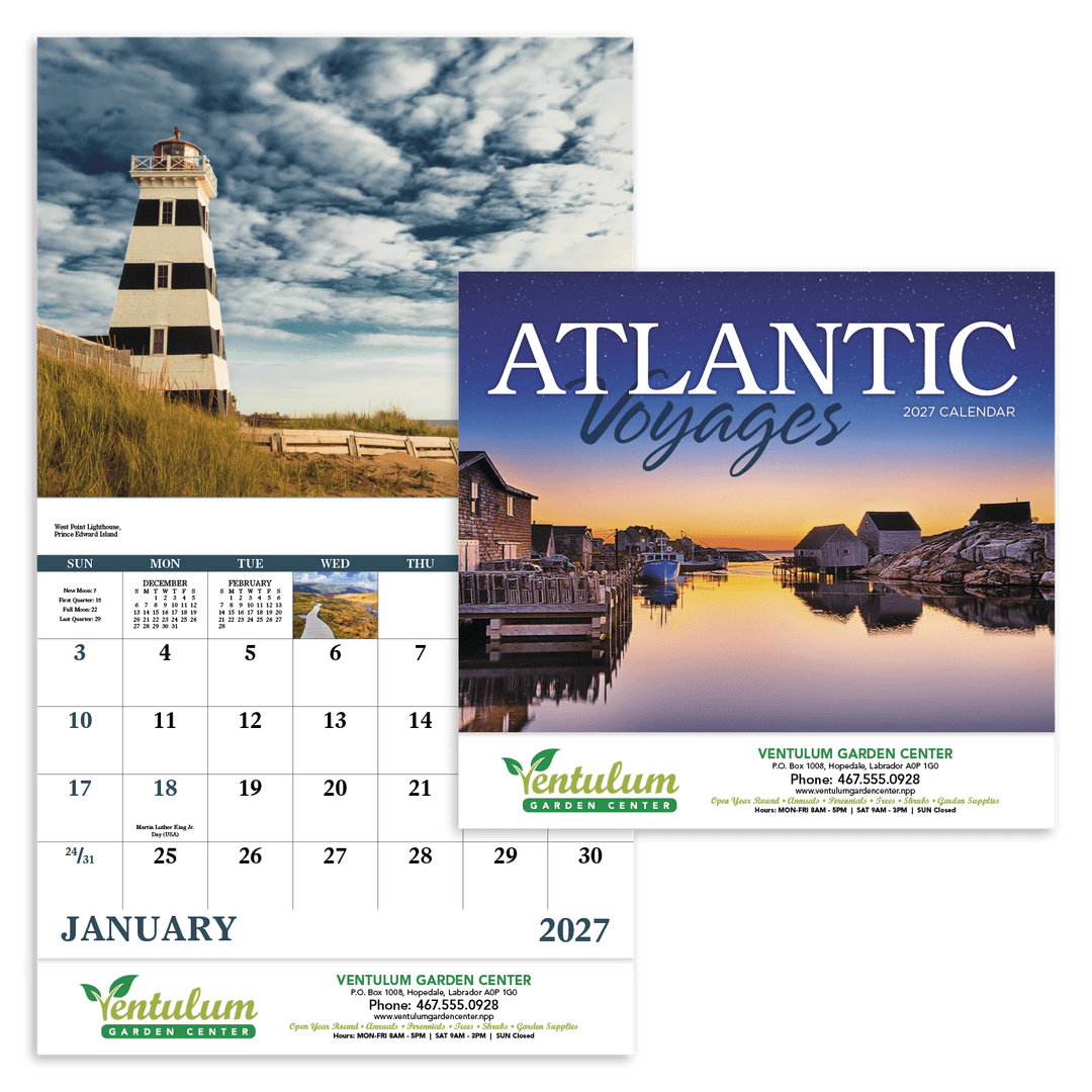 Atlantic Voyages - Stapled Calendar