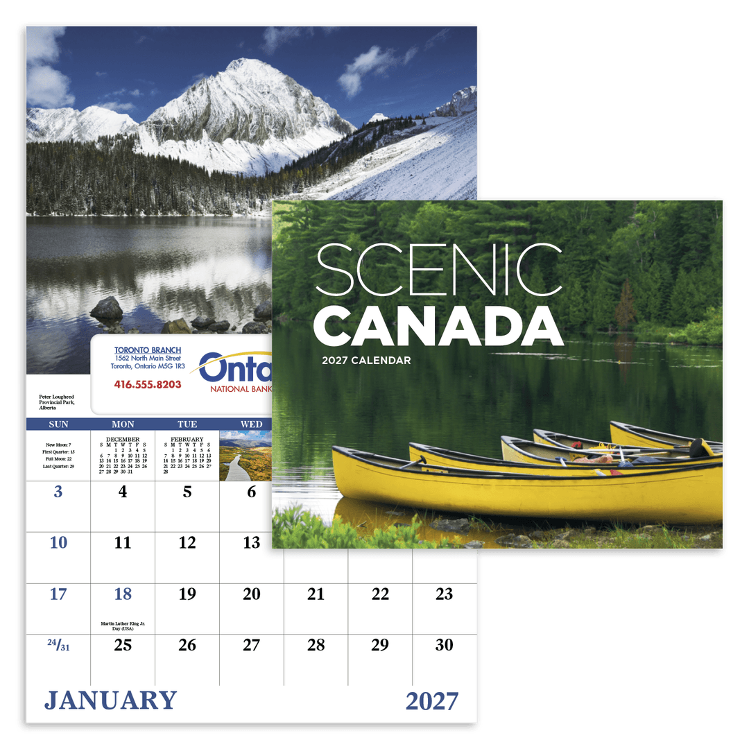 Scenic Canada - Window Calendar