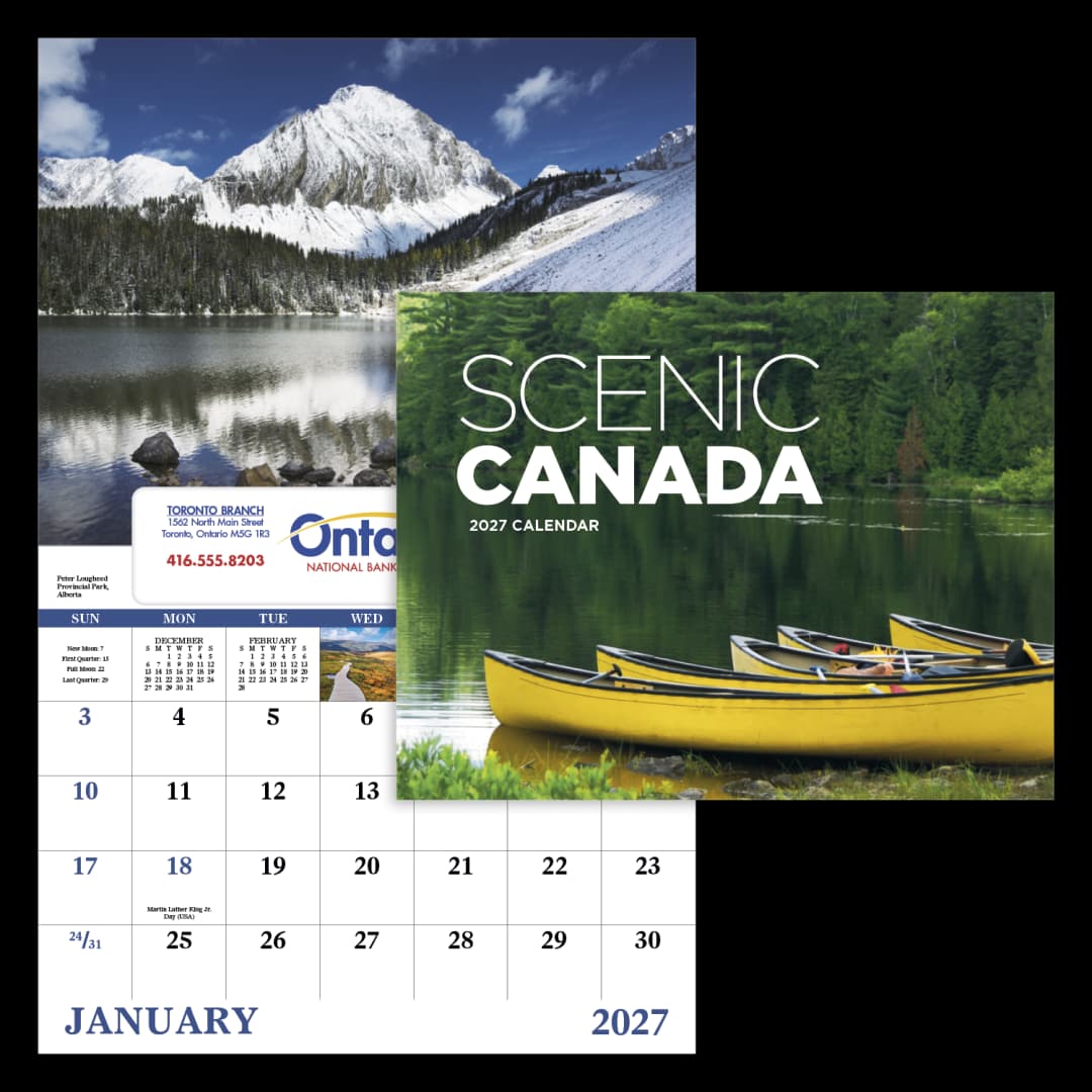 Scenic Canada - Window Calendar