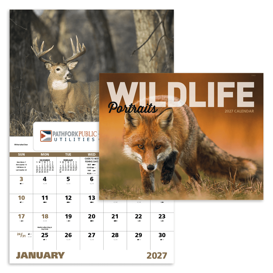 Wildlife Portraits - Window Calendar