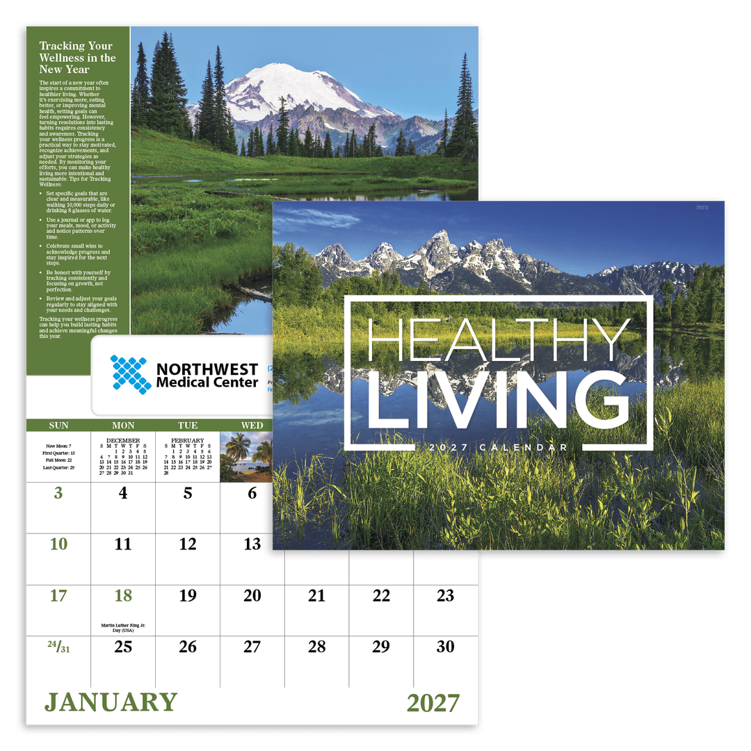 Healthy Living - Window Calendar