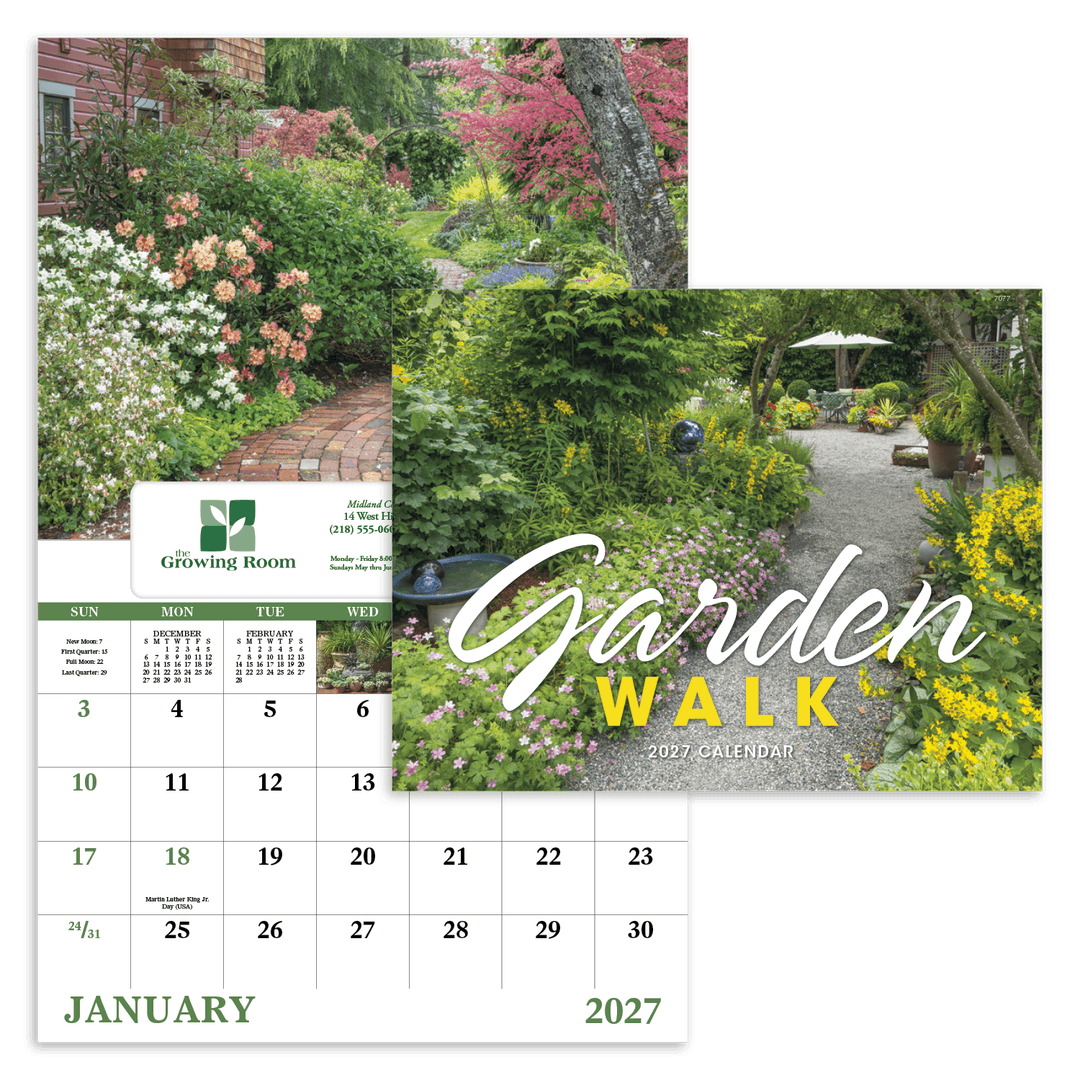 Garden Walk - Window Calendar