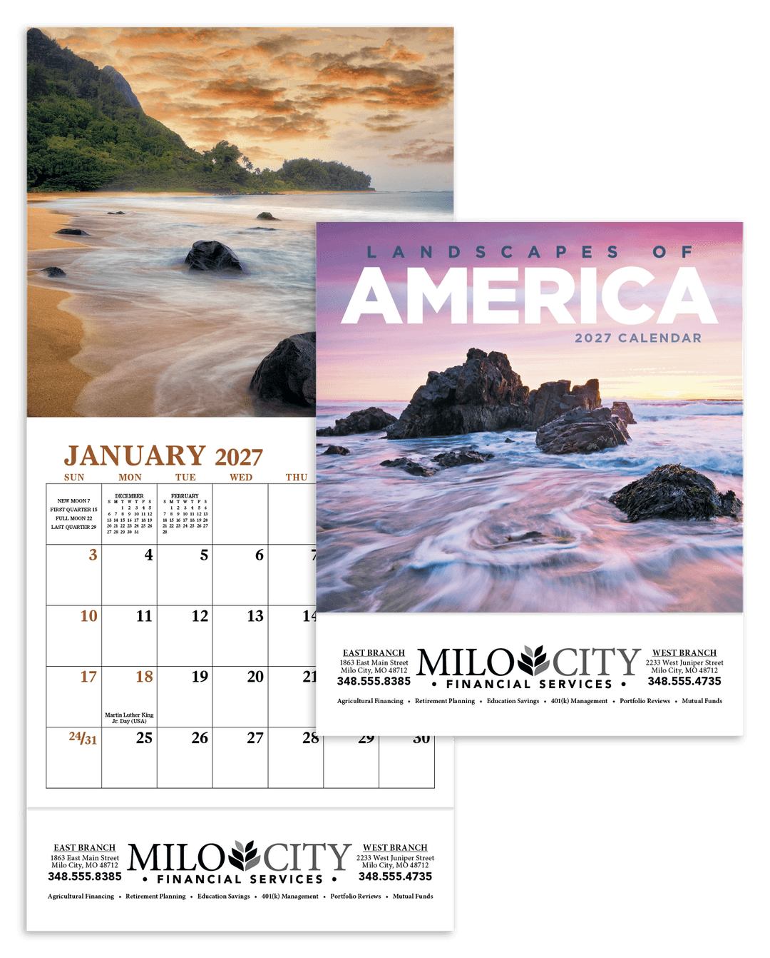 Landscapes of America - Mini Calendar